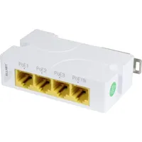 Allnet 4 Port Mini Switch für Hutschiene, 1x PoE