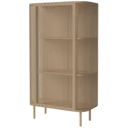 Bolia - Cord Highboard, nature Cord, Eiche weiß pigmentiert geölt