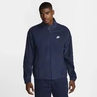 Nike Sportswear Club Harrington-Jacke aus Cord (Herren) - Blau, XXL