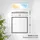 B.K.Licht LED Panel 22W 42x42 cm dimmbar Weiß