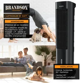 Brandson Luftkühler 5L schwarz
