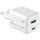 MediaRange 45W USB-A, USB-C GaN Schnellladegerät, weiß