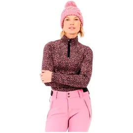 Protest Refuzzy Fleece Mit Halbem Reißverschluss - Vintage Pink - L