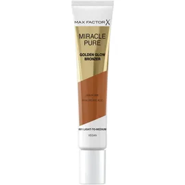 Max Factor Miracle Pure cremiger Bronzer zur Verjüngung der Gesichtshaut Farbton 001 Light To Medium 15 ml