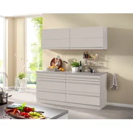 WIHO KÜCHEN Küchenzeile Chicago 180 cm weiß