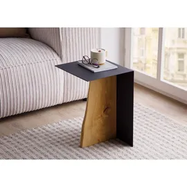 MASSIVMOEBEL24.DE Couchtisch Eiche Braun 33 x 30 x 45 cm