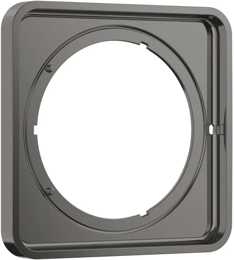 Axor ShowerSelect ID Verlängerungsrosette softsquare 5 mm - polished black chrome