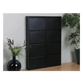 VCM ebuy24 Pisa 8 Klappen Metall schwarz.
