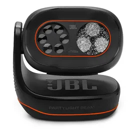 JBL Partylight Beam, kompatibel mit Partybox App, Bluetooth, Lichtshow-Projektor, Schwarz