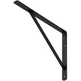 1 Stück SOTOOLS Schwerlastkonsole schwarz 400 x 275 x 30 mm Regalkonsole Regalträger aus Stahl