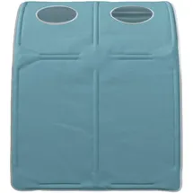 vidaXL Bettunnel 2er Set Himmelblau