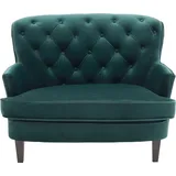 Atlantic Home Collection Leo Loveseats, Massivholz, 02 grün XXL-Sessel