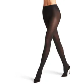 Falke Damen Strumpfhose Pure Matt 50 DEN W Ti halb-blickdicht einfarbig 1 Stück, Schwarz Black M