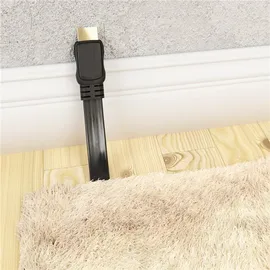 goobay HDMI-Kabel 61277 HDMI-A Stecker HDMI-A Stecker 1 m Schwarz