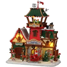 Lemax 25864-UK Santa's Wonderland Lighted Buildings: North Pole Control Tower Mit Adapter 4.5v Art.-nr. 25864