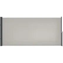 Outsunny Seitenmarkise 300 x 140 cm Hellgrau Aluminium