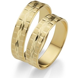 Firetti Trauring Schmuck Geschenk Gold 375 Hochzeit Ehering „LIEBE“, Made in Germany gelb|goldfarben 55