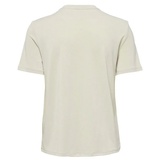 ONLY Damen ONLFREE S/S MODAL Print TOP Box JRS T-Shirt, Pumice Stone/Print:Palm, Small