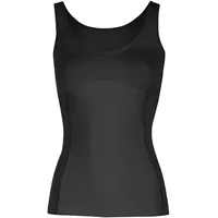 NINA VON C. Shapinghemd Cotton Shape Schwarz 42
