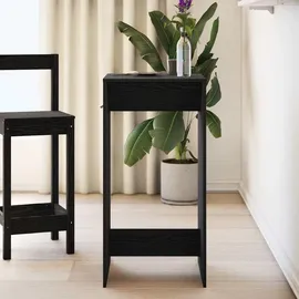 vidaXL Bartisch 51 x 50 x 103,5 cm Schwarz