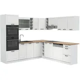 Vicco Winkelküche L-Form 237 x 60 cm Weiß