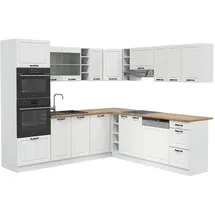 Vicco Winkelküche L-Form 237 x 60 cm Weiß