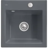 Villeroy & Boch Subway 50 S flat graphite + Excenterbetätigung + Lochbohrungen 1 + 2 + 3