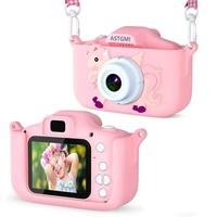 ASTGMI Kinder Kamera 2.0 Display Digitalkamera 1080P HD Anti-Drop Fotoapparat