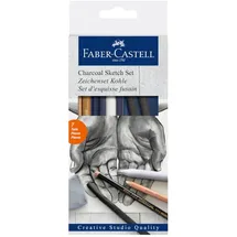 Faber-Castell Charcoal Sketch Set Goldfaber, 7