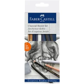 Faber-Castell Charcoal Sketch Set Goldfaber, 7