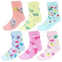 TupTam Kinder Socken Bunt Gemustert 6er Pack für Mädchen