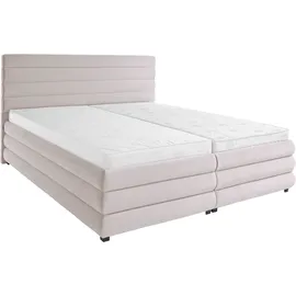 LeGer Home by Lena Gercke Polsterbett "Maylis", beige (creme), B:192cm L:211cm, 100% Polyester, LEGER HOME BY LENA GERCKE, Betten, Polsterbett ohne Bettkasten Polsterbett, wahlweise mit und ohne Matratze und Lattenrost, auch in 200cm Breite