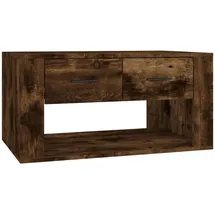 furnicato Couchtisch Räuchereiche Braun 80 x 50 x 40 cm