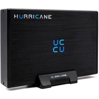 Hurricane GD35612 3TB Aluminium Externe Festplatte, 3.5" HDD USB 3.0 für Mac, PC