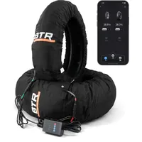 BTR Netcom BTR Motorrad Reifenwärmer - Set mit Bluetooth, 17 Zoll