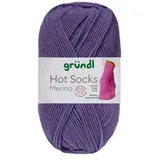 120 Wolle Hot Socks Merino lila 50 g
