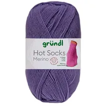 120 Wolle Hot Socks Merino lila 50 g
