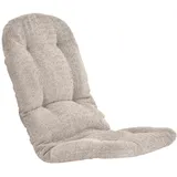 Auflage Polster Kissen 120x50  /  Schaukelstuhl / Schaukelsessel / Asia / Grau