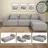 Mendler L-Sofa HWC-O54