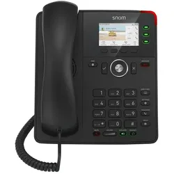 Snom D717 schwarz VoIP-Telefon Voice-Over-IP Switch SIP VOIP Ethernet Power over WLAN Freisprecheinrichtung