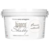 bianco Shabby® Bianco Naturale (Naturweiß) - (2,5 Liter) Chalk Paint Kreidefarbe auf Wasserbasis für alle Oberflächen – geruchsneutral, einfach zu verarbeiten, extra matt