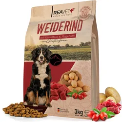 Trockenfutter Weiderind - mit Kartoffeln & Hagebutte 3kg