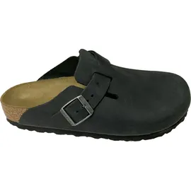 Birkenstock Boston Nubukleder geölt schwarz 46