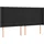 vidaXL Boxspringbett mit Matratze & LED Schwarz 180x200 cm Kunstleder