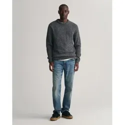 Gant für Herren. 1000244 Regular Fit Hose mit Archiv Arley blaue Waschung (33/34), Lässig, Baumwolle, Denim