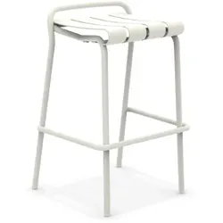 Verdea Outdoor Barhocker stapelbar ivory