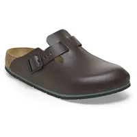 Birkenstock Boston Pro LE SL 2.0 Clog Java nach EN ISO 20347:2022 SR, Weite: schmal braun  Größe 45 - Braun - 45