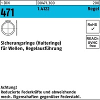 Reyher DIN 471 Sicherungsringe 1.4122 28 x 1,5 rostfreiei