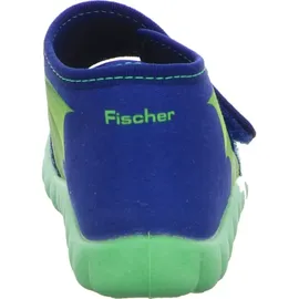 Fischer Markenschuh Hausschuhe Blau 20