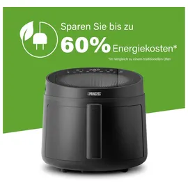Princess 182270 Cyclonic Heißluftfritteuse schwarz